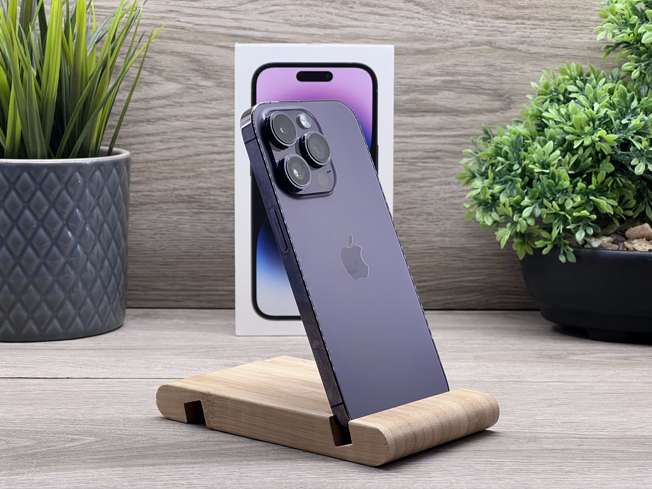 iPhone 14 Pro Deep Purple 128GB 2 ÉV Garanciával Számlával Aksi 100%