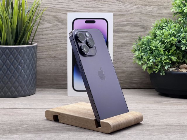 iPhone 14 Pro Deep Purple 128GB 2 ÉV Garanciával Számlával Aksi 100%
