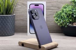 iPhone 14 Pro Deep Purple 128GB 2 ÉV Garanciával Számlával Aksi 100%