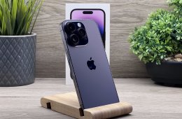 iPhone 14 Pro Deep Purple 128GB 2 ÉV Garanciával Számlával Aksi 100%