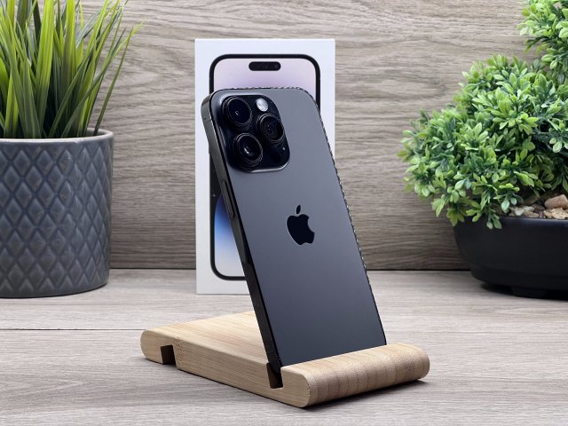 iPhone 14 Pro Space Black 128GB 2 ÉV Garanciával Számlával Aksi 100%