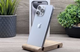 iPhone 15 Pro Max White Titanium 256GB 2 ÉV Garanciával Számlával