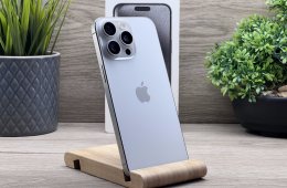 iPhone 15 Pro Max White Titanium 256GB 2 ÉV Garanciával Számlával