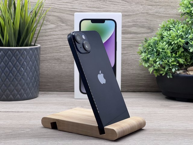 iPhone 14 Midnight 128GB 2 ÉV Garanciával Számlával Aksi 100%