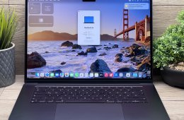 Hibátlan MacBook Air 2024 M3 Midnight 15” 256GB 2 ÉV Garanciával Számlával Aksi 100%