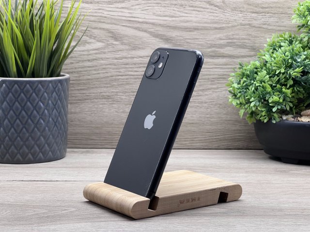 iPhone 11 Black 64GB 2 ÉV Garanciával Számlával Aksi 100%