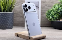 Hibátlan iPhone 17 Pro Max Silver 256GB 2 ÉV Garanciával Számlával