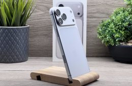 Hibátlan iPhone 17 Pro Max Silver 256GB 2 ÉV Garanciával Számlával
