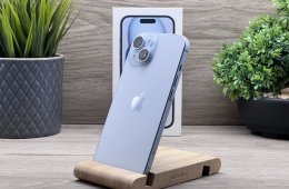 Hibátlan iPhone 15 Blue 128GB 2 ÉV Garanciával Számlával Aksi 100%