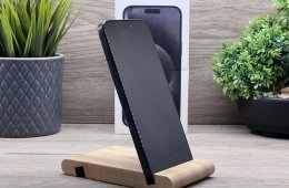 iPhone 15 Pro Max Black Titanium 256GB 2 ÉV Garanciával Számlával