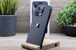 iPhone 15 Pro Max Black Titanium 256GB 2 ÉV Garanciával Számlával