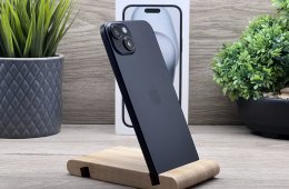 iPhone 15 Plus Black 128GB 2 ÉV Garanciával Számlával
