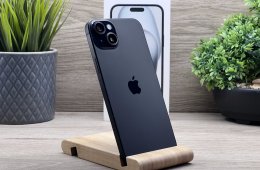 iPhone 15 Plus Black 128GB 2 ÉV Garanciával Számlával