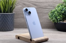 Hibátlan iPhone 15 Blue 128GB 2 ÉV Garanciával Számlával