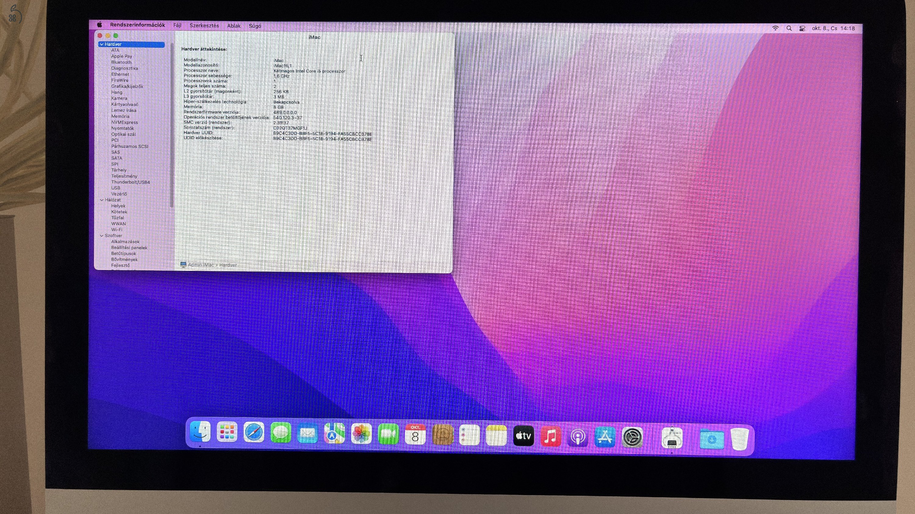 Felújított iMac 21.5 Late 2015 eladó