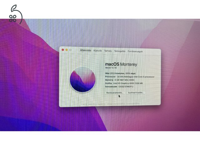 Felújított iMac 21.5 Late 2015 eladó