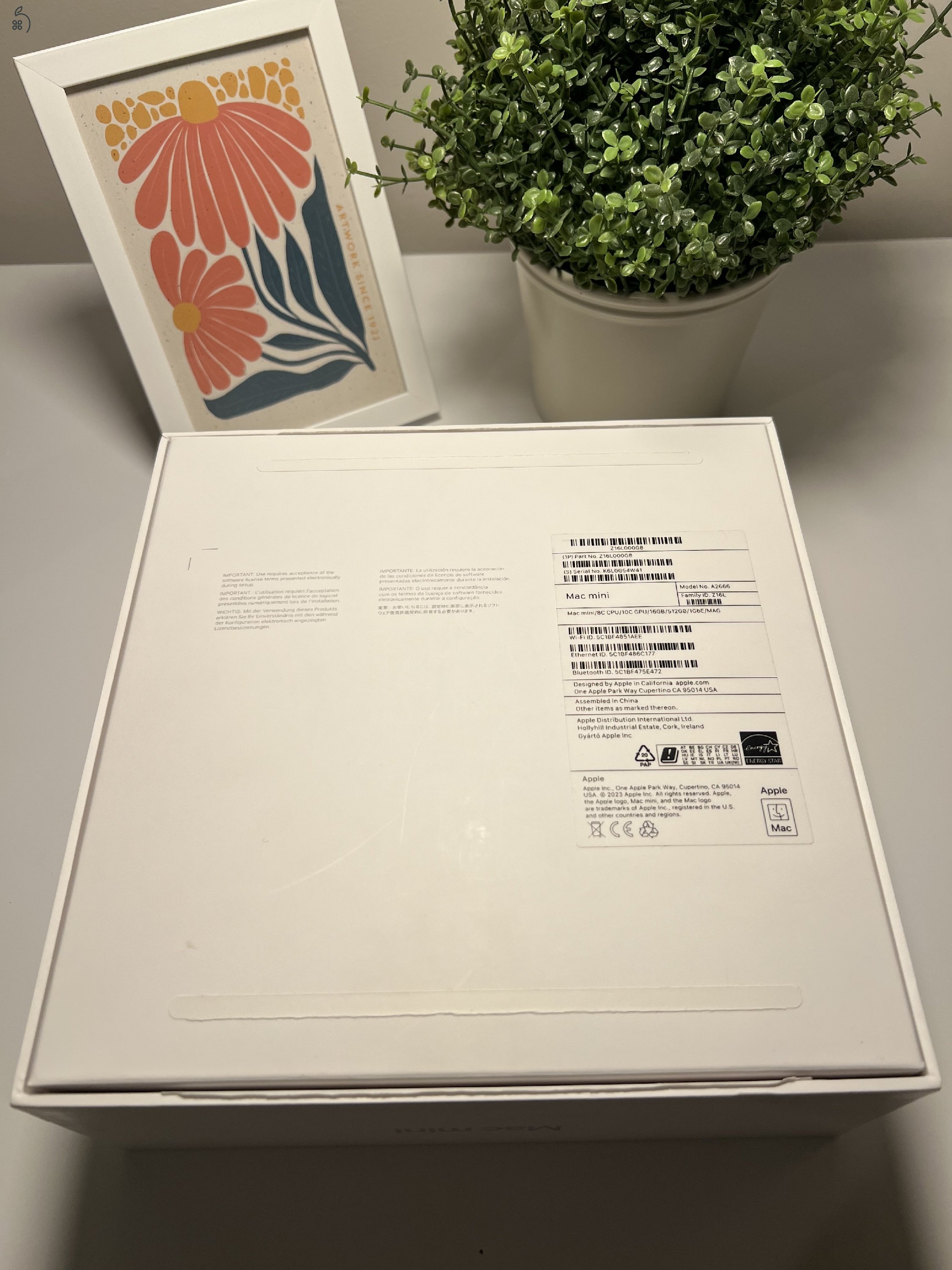 Apple Mac Mini M2 16 GB RAM / 512 GB SSD hibátlan, tesztelt, dobozában, ingyenes szállítással