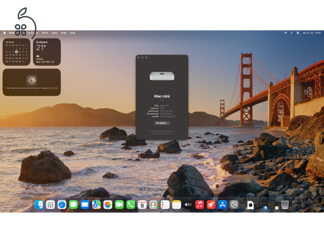 Apple Mac Mini M2 8 GB RAM / 256 GB SSD hibátlan, tesztelt, dobozában, ingyenes szállítással