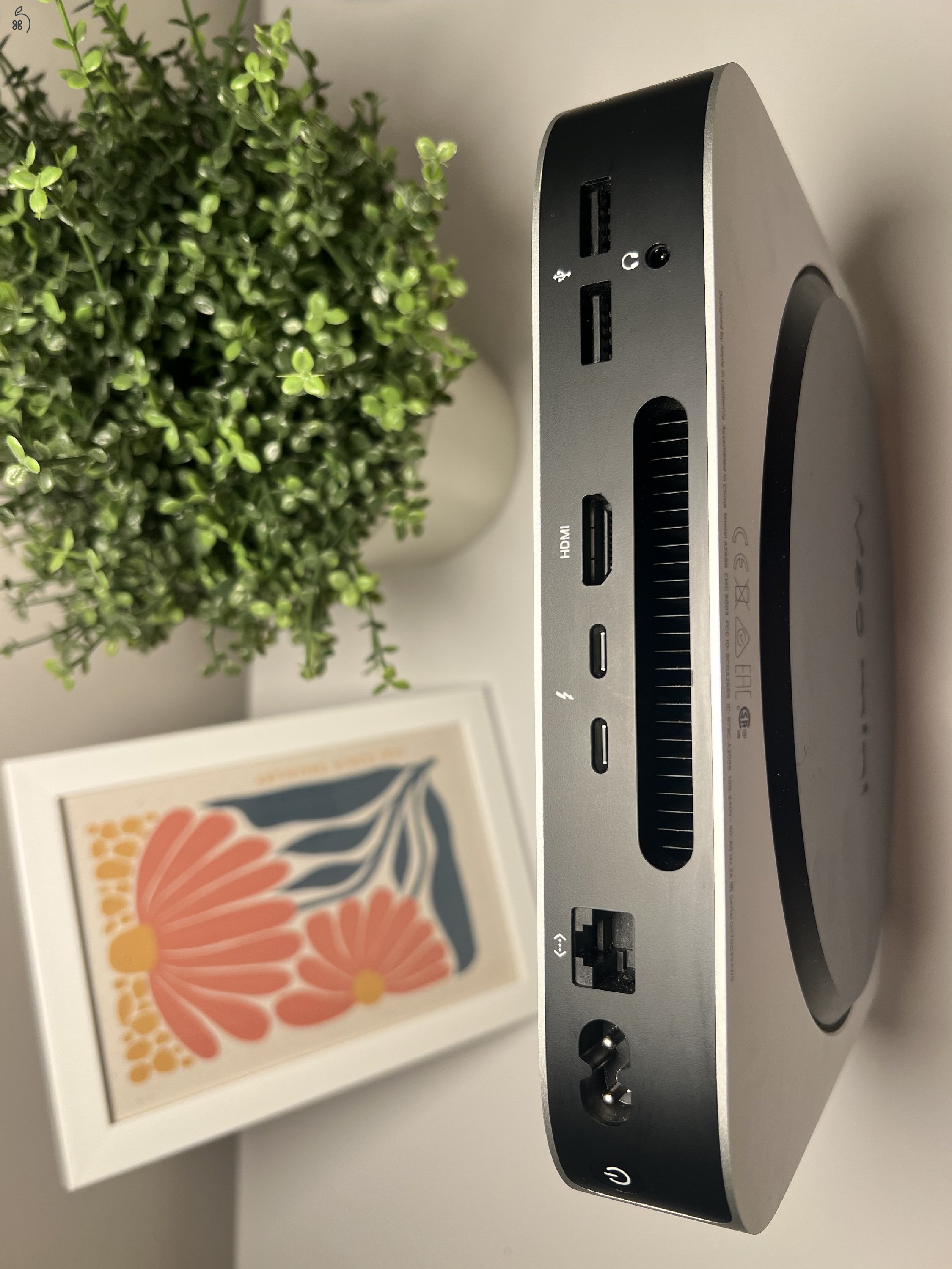 Apple Mac Mini M2 8 GB RAM / 256 GB SSD hibátlan, tesztelt, dobozában, ingyenes szállítással