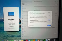 Apple Macbook Air 13 M2 Midnight 16/256 GB, 100% akkumulátor (jótállás 2027. február 24-ig)