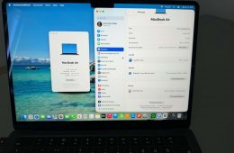 Apple Macbook Air 13 M2 Midnight 16/256 GB, 100% akkumulátor (jótállás 2027. február 24-ig)