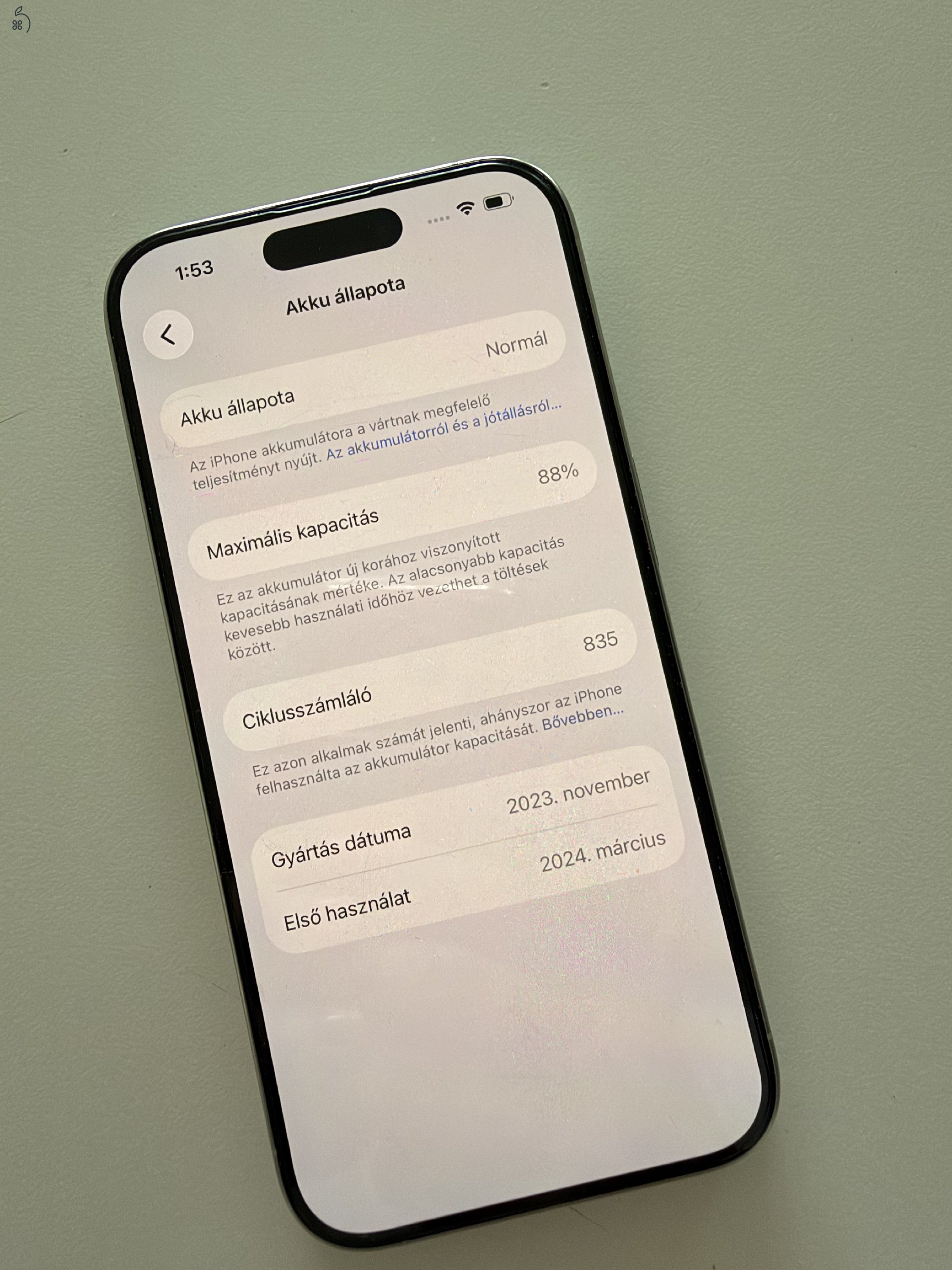 Iphone 15Pro 256G