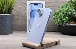iPhone 15 Blue 128GB 2 ÉV Garanciával Számlával