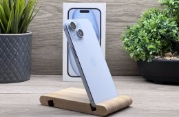 iPhone 15 Blue 128GB 2 ÉV Garanciával Számlával