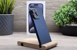 iPhone 15 Pro Blue Titanium 128GB 2 ÉV Garanciával Számlával