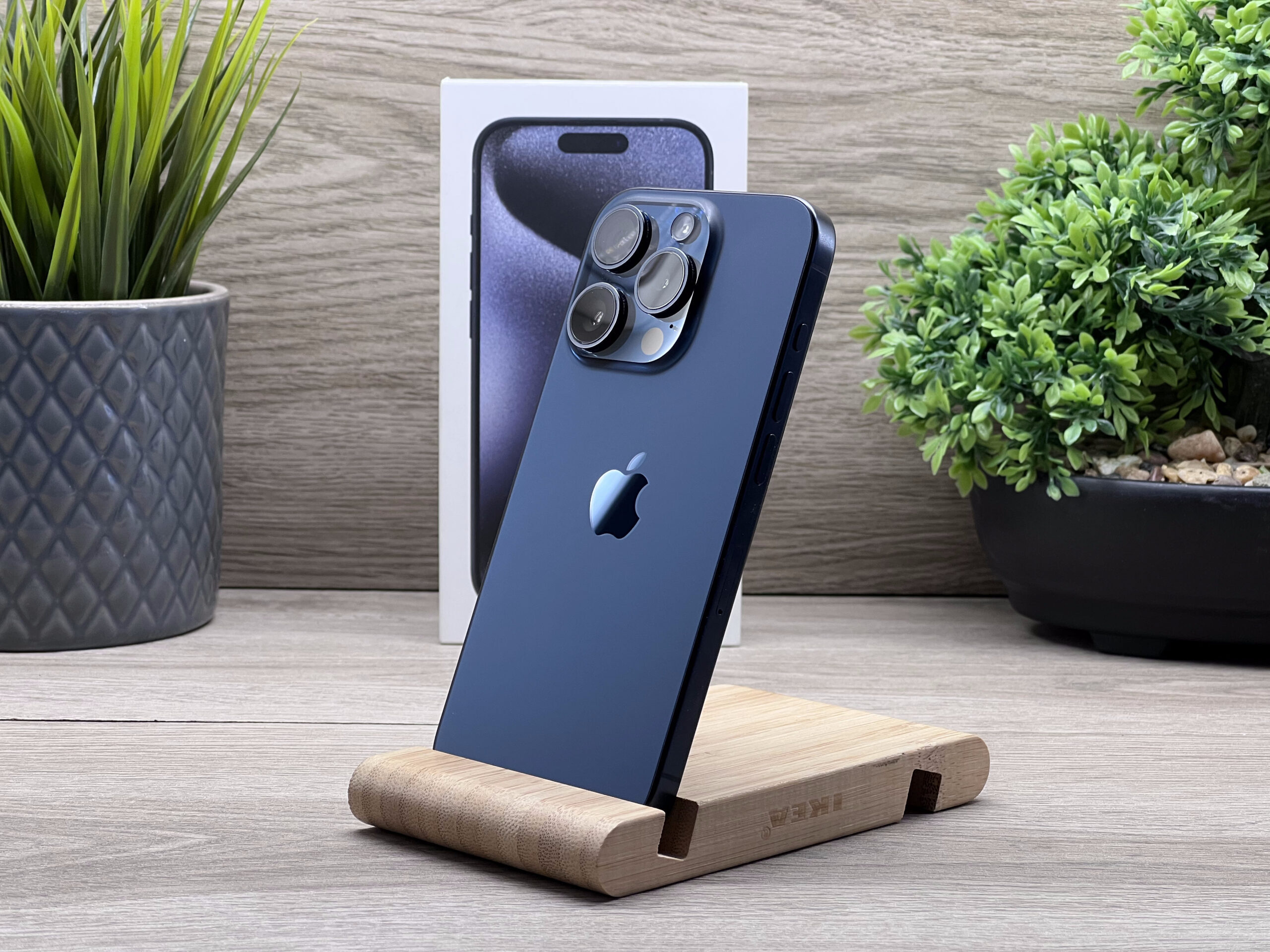 iPhone 15 Pro Blue Titanium 128GB 2 ÉV Garanciával Számlával