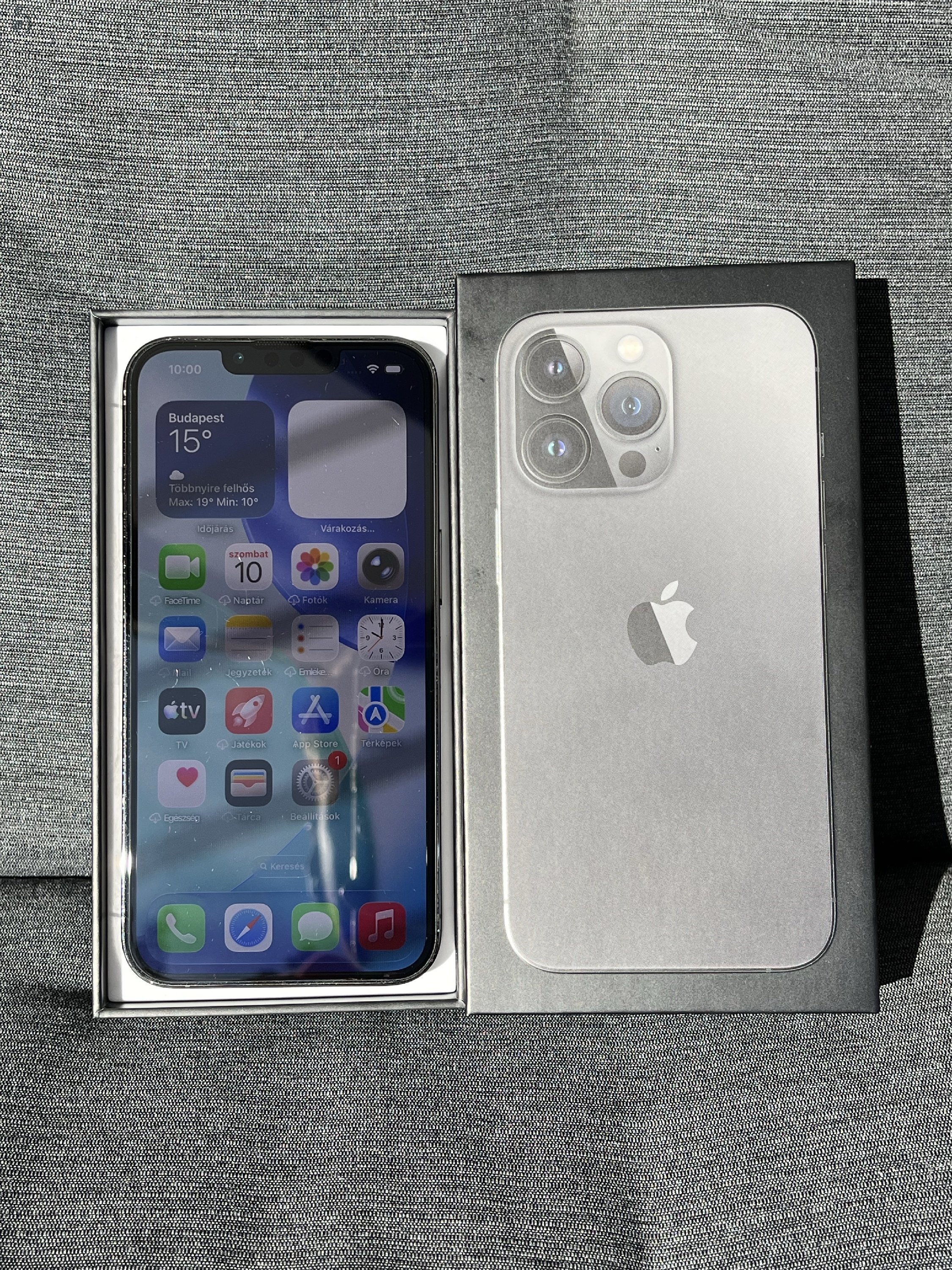 iPhone 13 Pro 128GB Karcmentes Független 90% Akkumulátor