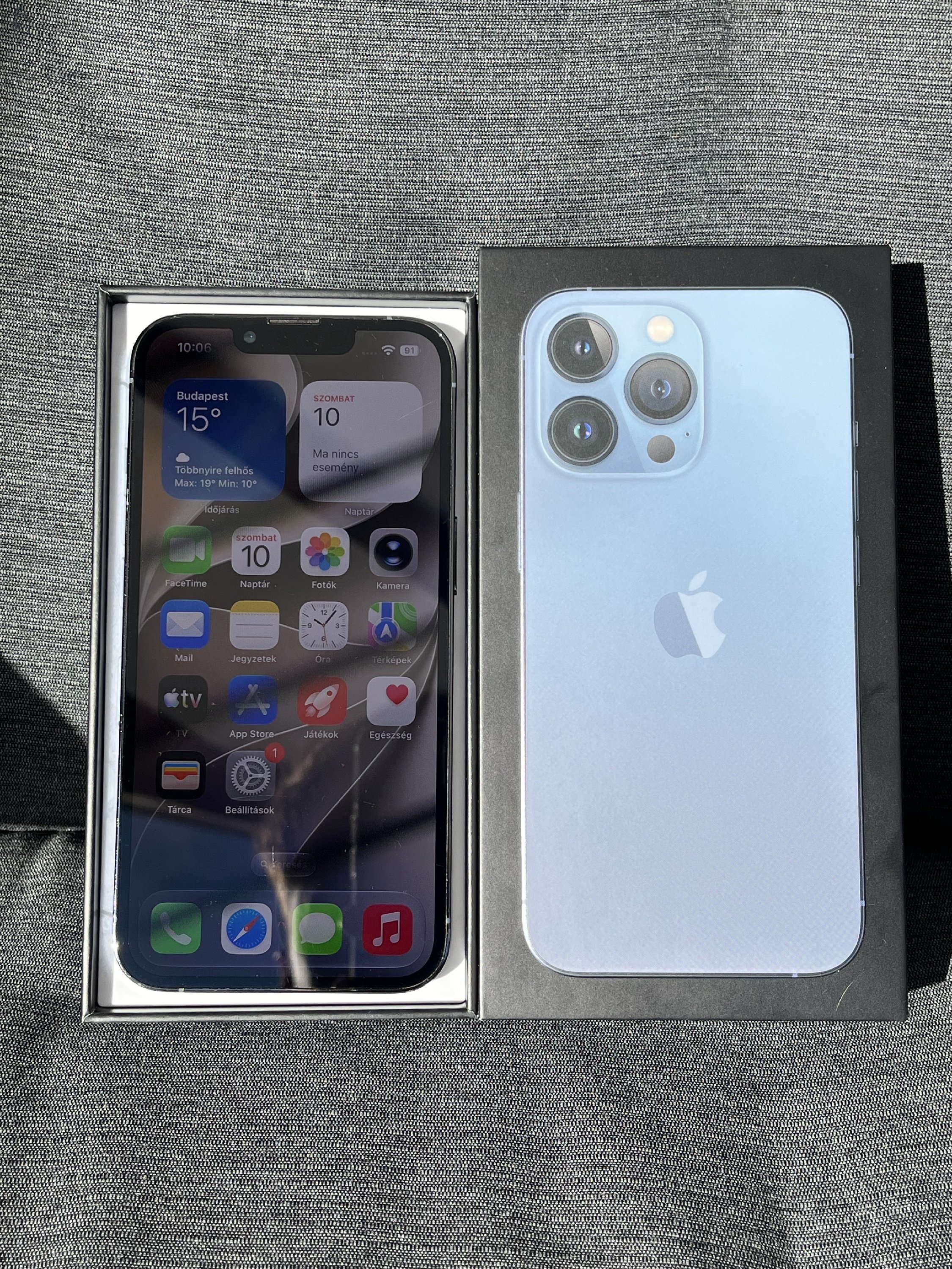 iPhone 13 Pro Blue 128GB Független 86% Akkumulátor