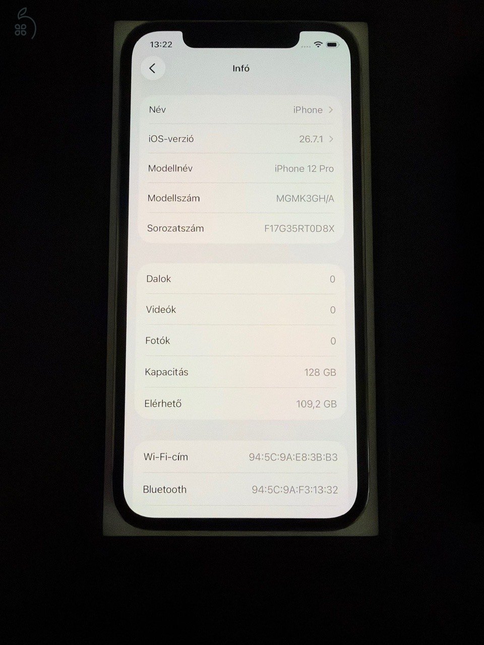 iPhone 12 Pro - Kártyafüggetlen - Karcmentes