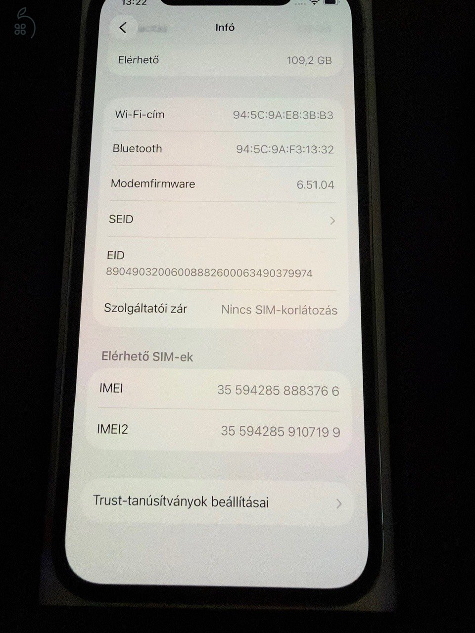 iPhone 12 Pro - Kártyafüggetlen - Karcmentes