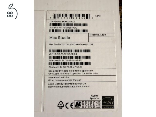 Mac Studio M1 Max 32 GB 512 GB SSD