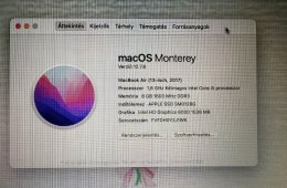 Apple MacBook Air 13” (2017) – 8 GB RAM, 128 GB SSD + 256 GB Transcend JetDrive