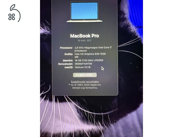 Macbook pro 15 i7 2017