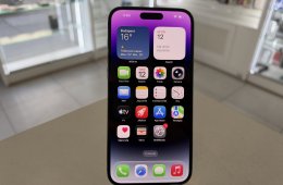 iPhone 14 Pro Max 256GB Lila Független Újszerű/1 hónap gar./Akku 85%/