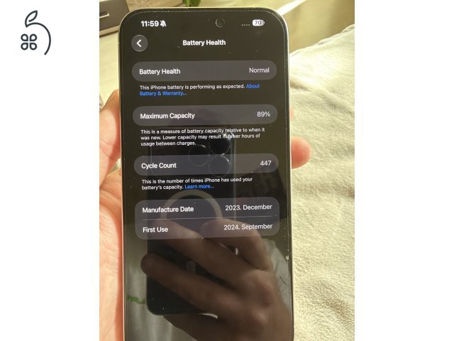 IPHONE 15 PRO MAX 256GB 89%