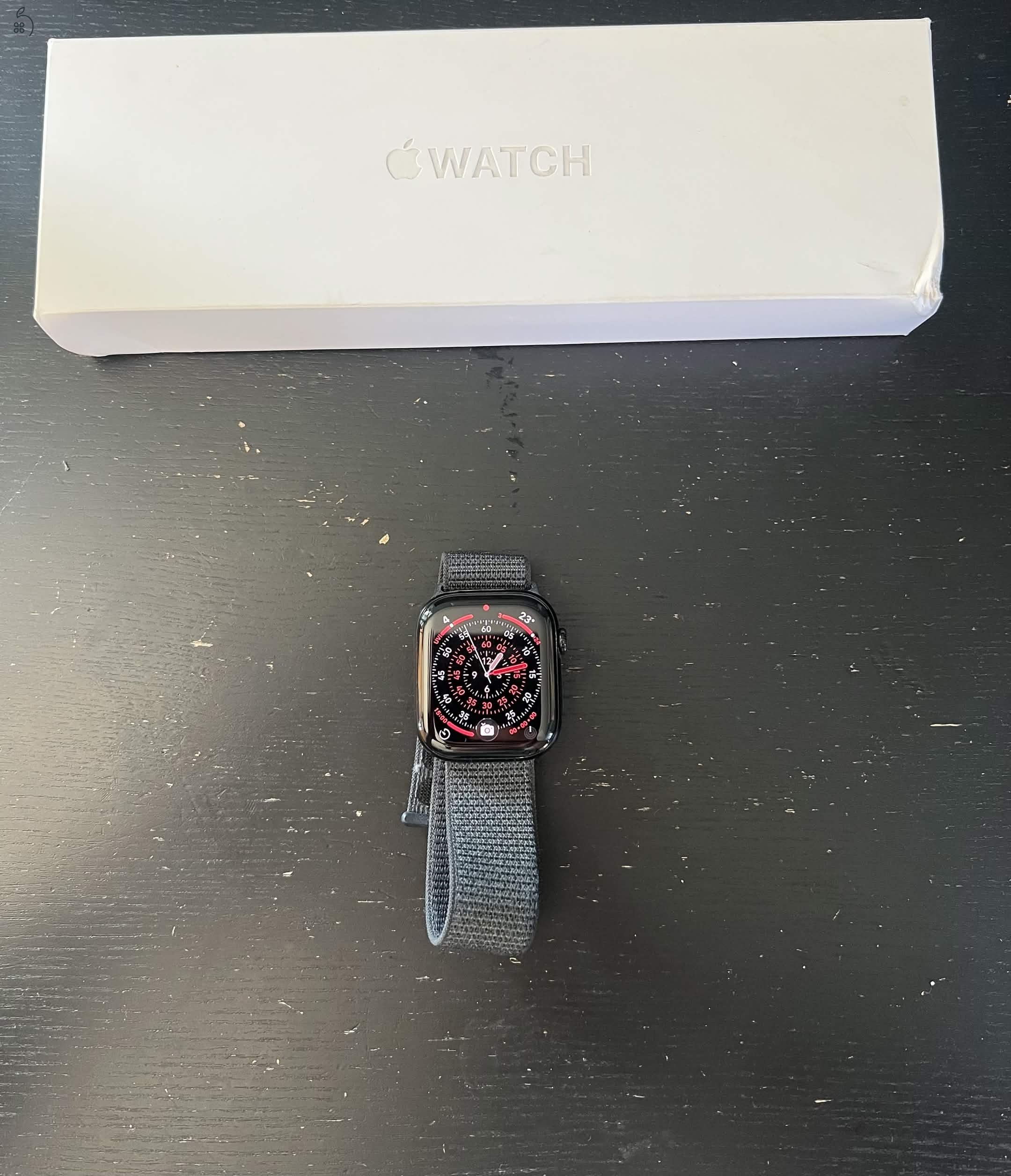 Garanciális, Apple Watch Series 10 46 mm GPS+Cellular 100% akku, karcmentes