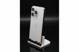 Apple iPhone 15 Pro 256 GB White Titanium 100% akku - 12 HÓ GARANCIA