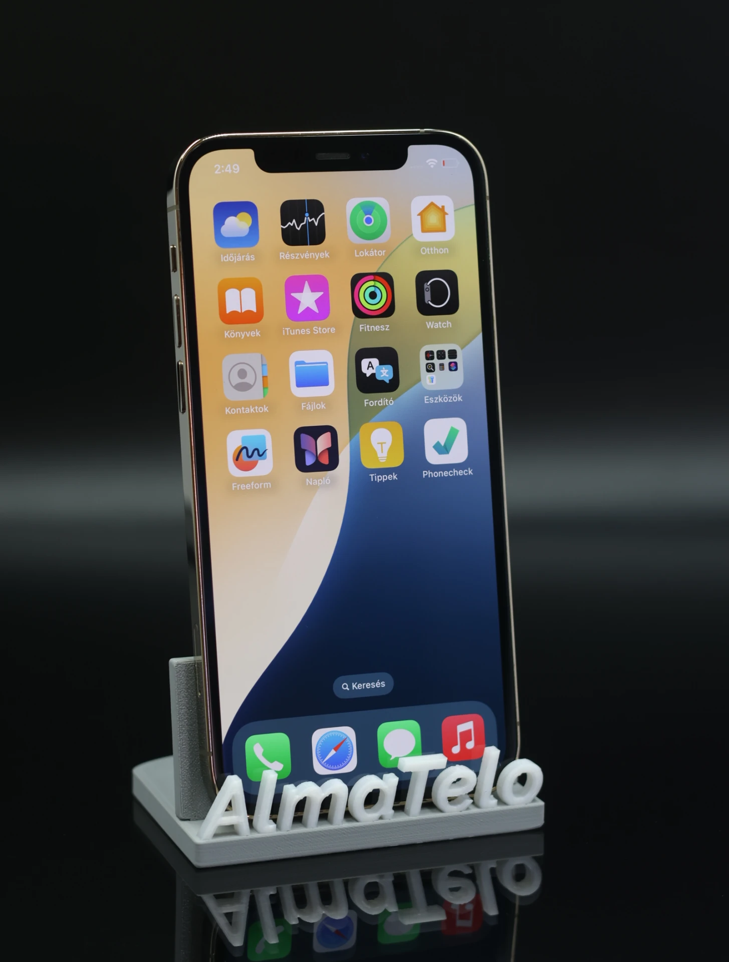 Apple iPhone 12 Pro 128 GB Gold 100% akku - 12 HÓ GARANCIA