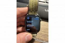 Alig használtApple Watch Series 10 46mm Natural Titanium + Green Nike Sport Loop - 100% aksival