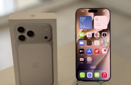 iPhone 17 Pro Max 256GB Független Hibátlan/2027.06.12.Apple Gar./Akku 100%/p5056