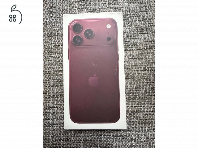 iPhone 18 pro max burgundi 256 Gb független 