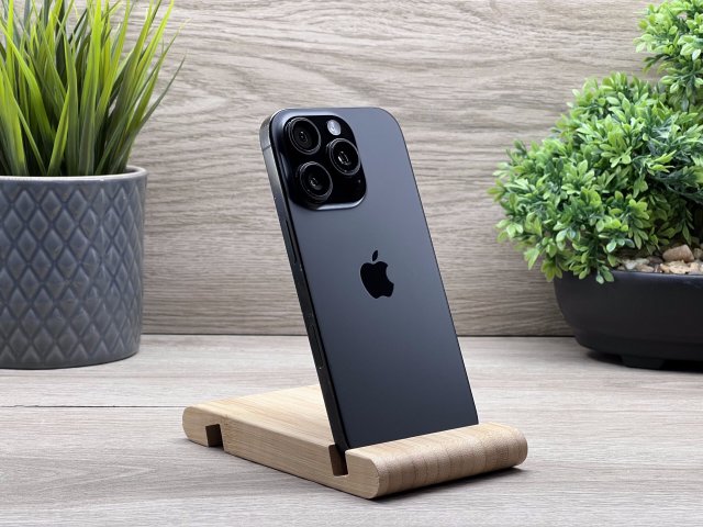 iPhone 16 Pro Black Titanium 128GB 2 ÉV Garanciával Számlával