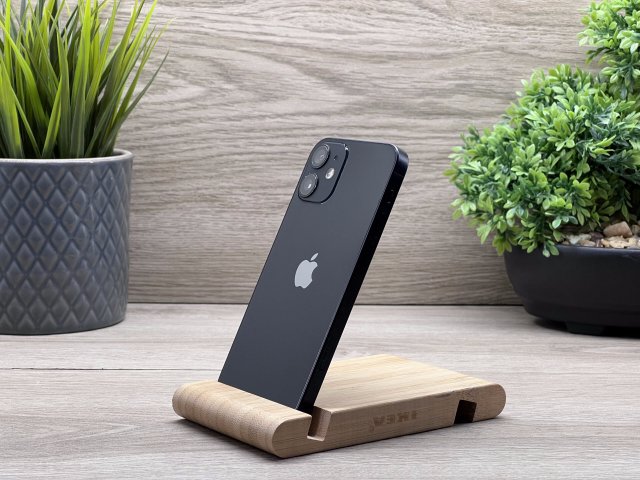 iPhone 12 Mini Black 64GB 2 ÉV Garanciával Számlával Aksi 100%