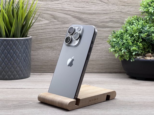 iPhone 15 Pro Natural Titanium 128GB 2 ÉV Garanciával Számlával