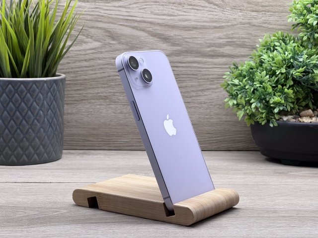 Hibátlan iPhone 14 Purple 128GB 2 ÉV Garanciával Számlával Aksi 100%