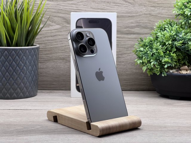 Hibátlan iPhone 16 Pro Natural Titanium 128GB 2 ÉV Garanciával Számlával